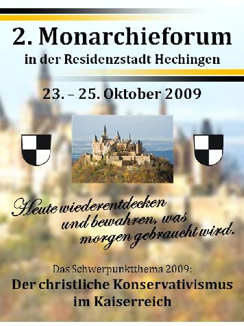 Monarchieforum in Hechingen